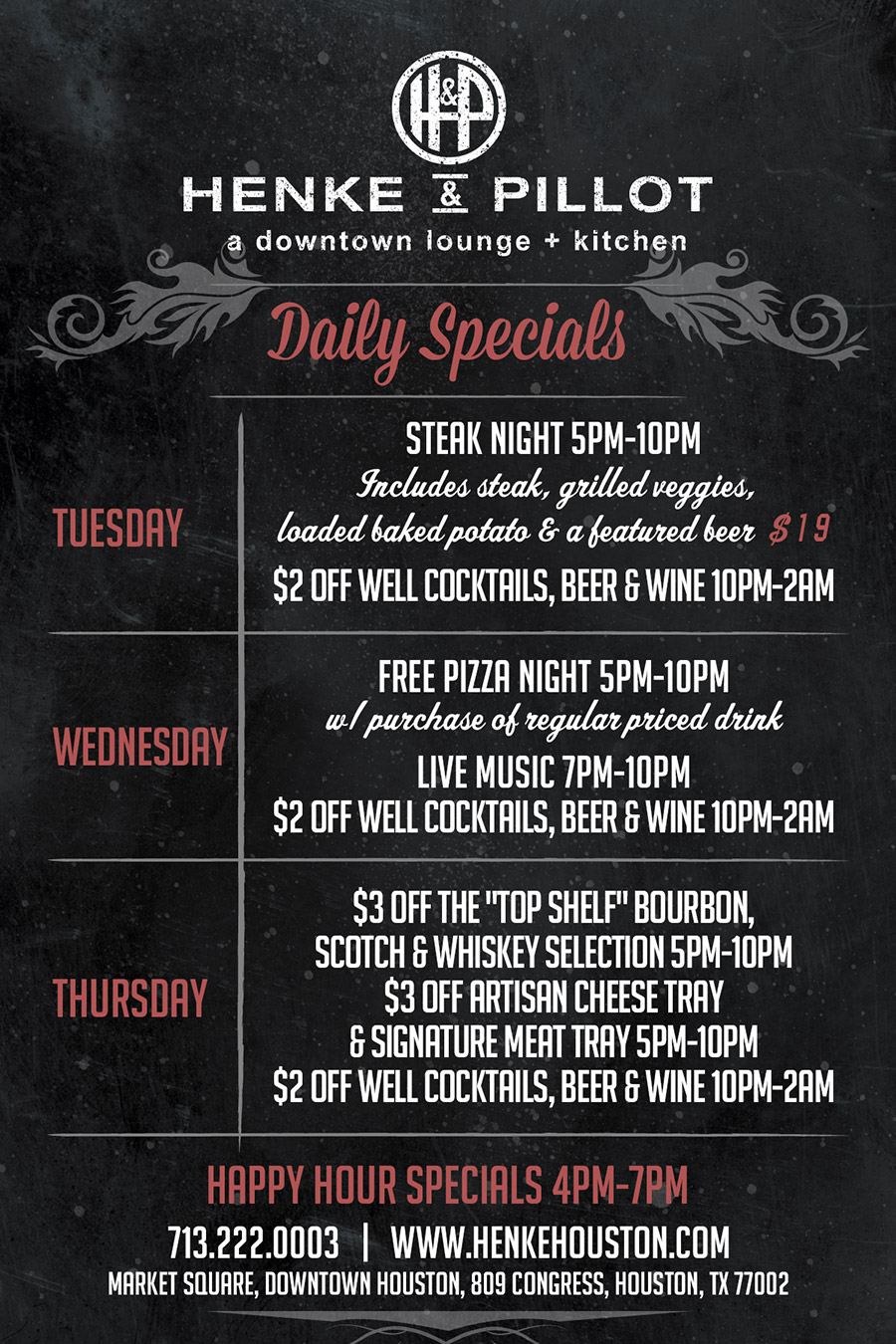Daily Specials